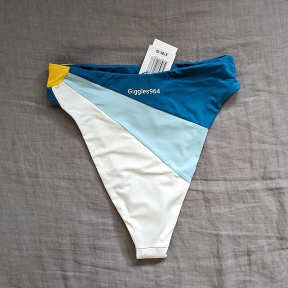 L*Space Lizzie Luca Bikini Set Sunburst Blue - Picture 8 of 10